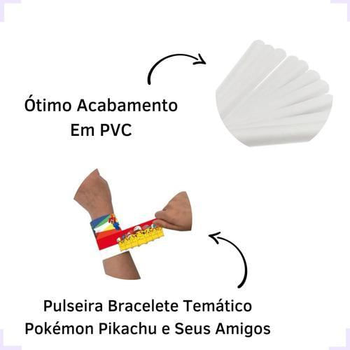 Miniatura Pulseira Pokémon Pikachu E Sua Turma Coloridos Infantil
