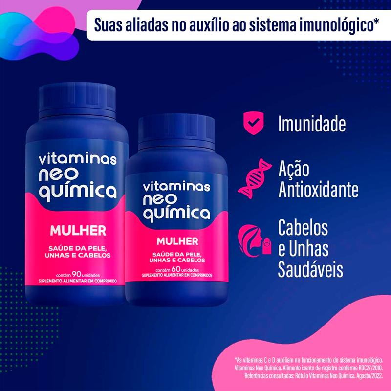 Miniatura Vitamina Neo Química Centrotabs Mulher 60 Comprimidos