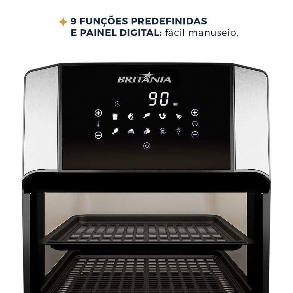 Miniatura Air Fryer Britânia BFR2100P, 12 Litros 220 Volts