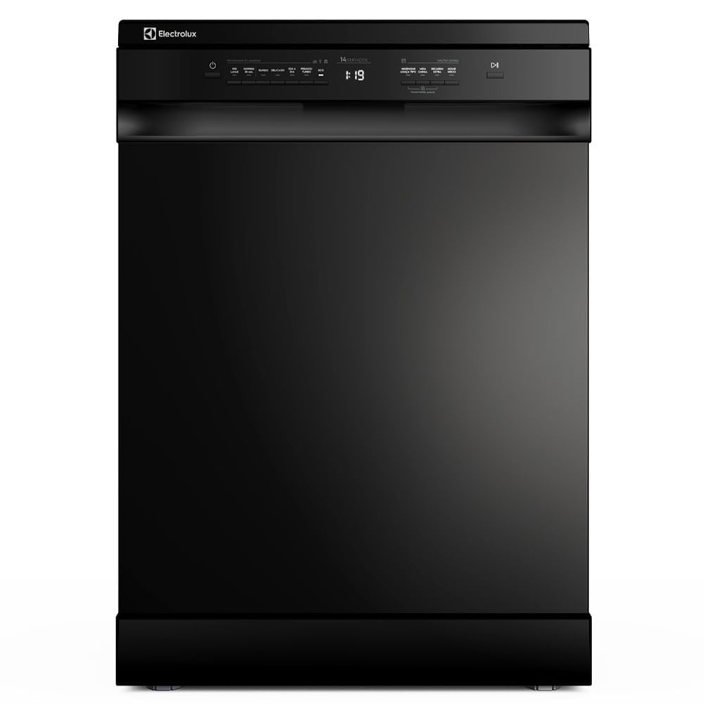Miniatura Lava-Louças Electrolux Preta, 14 Serviços com Programa Lava e Seca 50' - LP14E 110