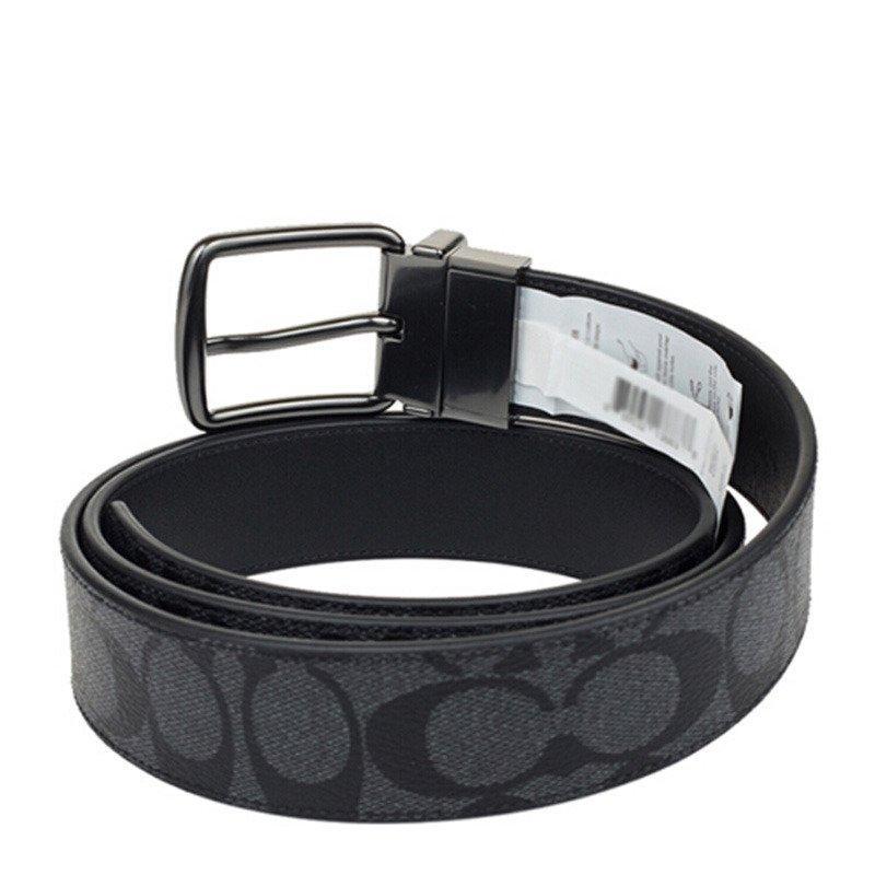 Cinto Coach Wide Harness Cut-To-Size Reversible Signature Ca