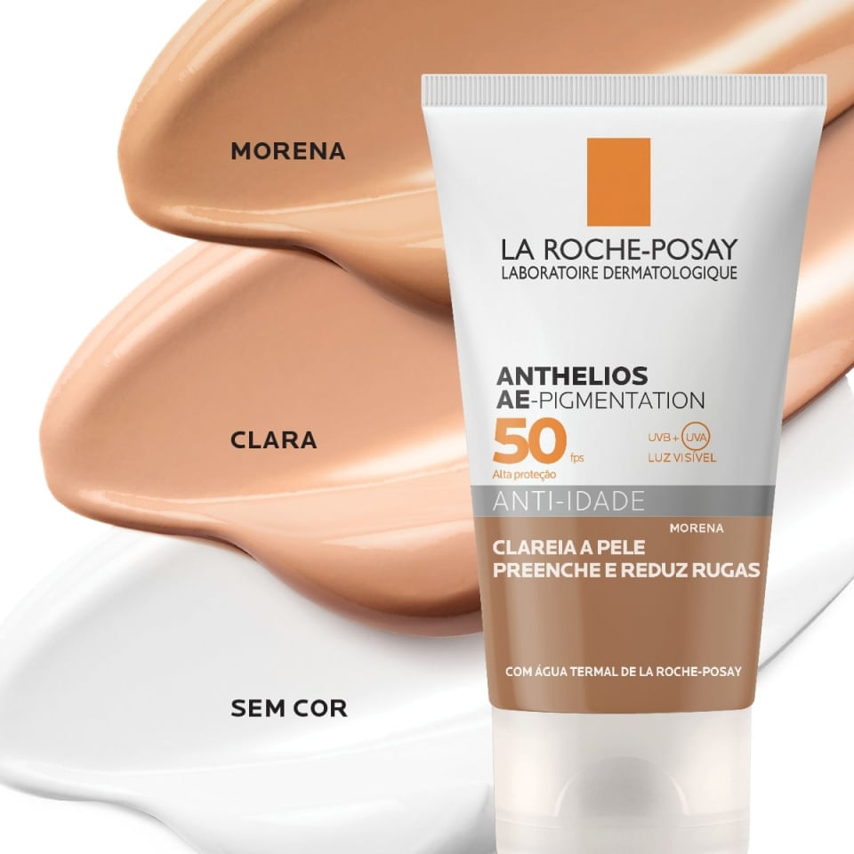 Miniatura Protetor Solar Anthelios Ae Pigmentation Pele Clara FPS50 40g Protetor Solar Anthelios Ae Pigmentation Pele Clara FPS50