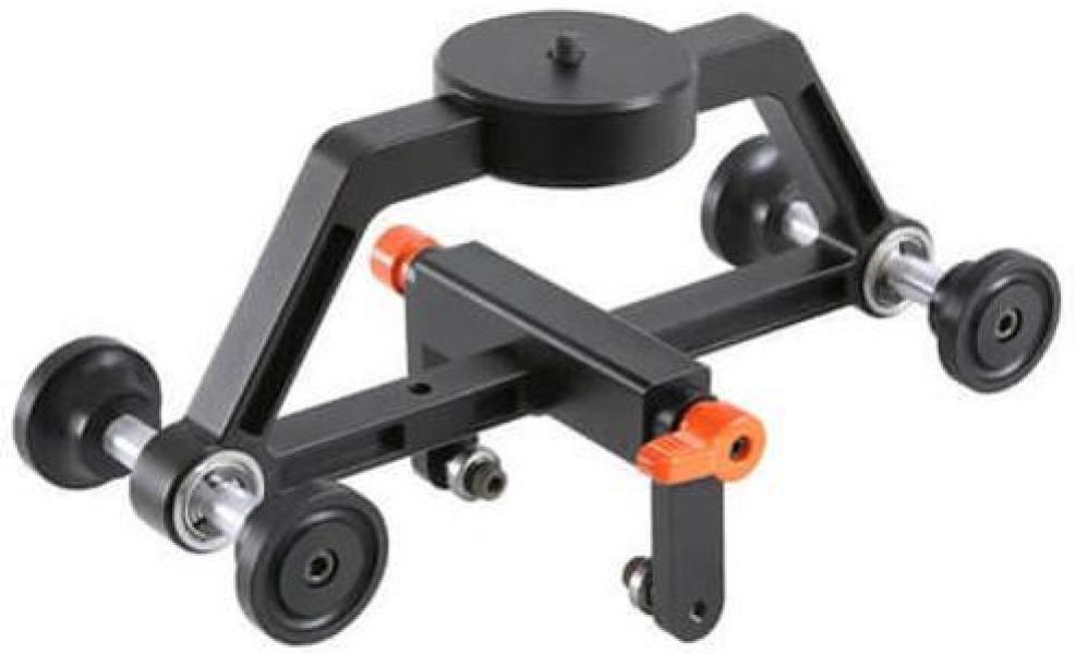 Miniatura Carrinho Dolly Para Slider Sk-Da01 Para Câmeras E Filmadoras