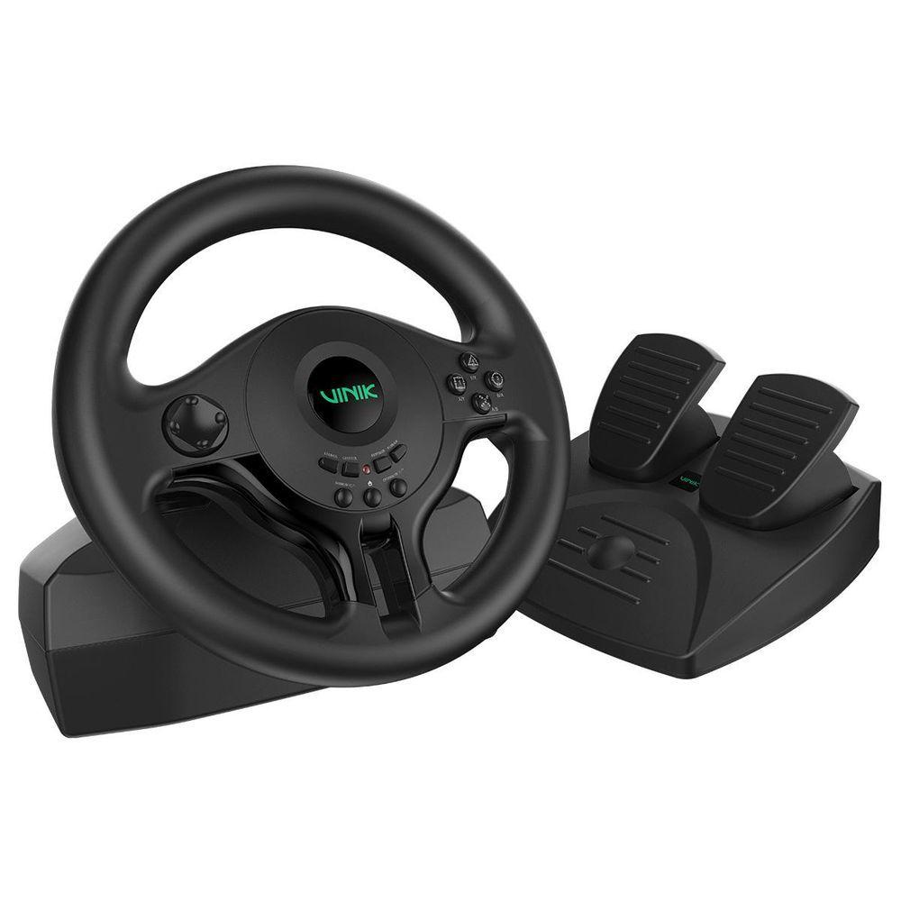 Miniatura Volante Gamer Com Pedal Gw180 Vinik Para Pc - Ps4 - Xbox -