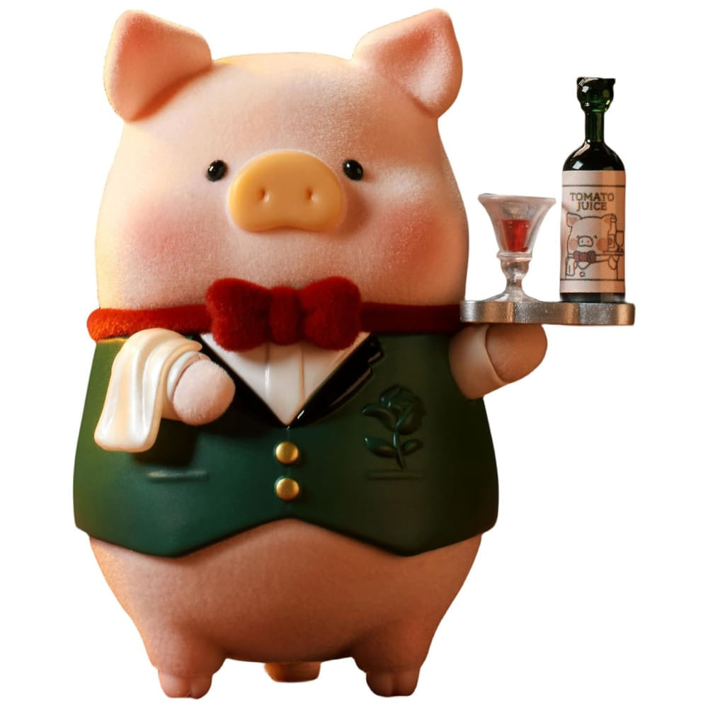 Miniatura Bilnd Box, Caixa Surpresa, Coleção Lulu The Piggy Pigchelin Restaurant da Série 1PC - Brinquedos Colecionáveis Fofos Surpresa de Porquinho, Maidimiao