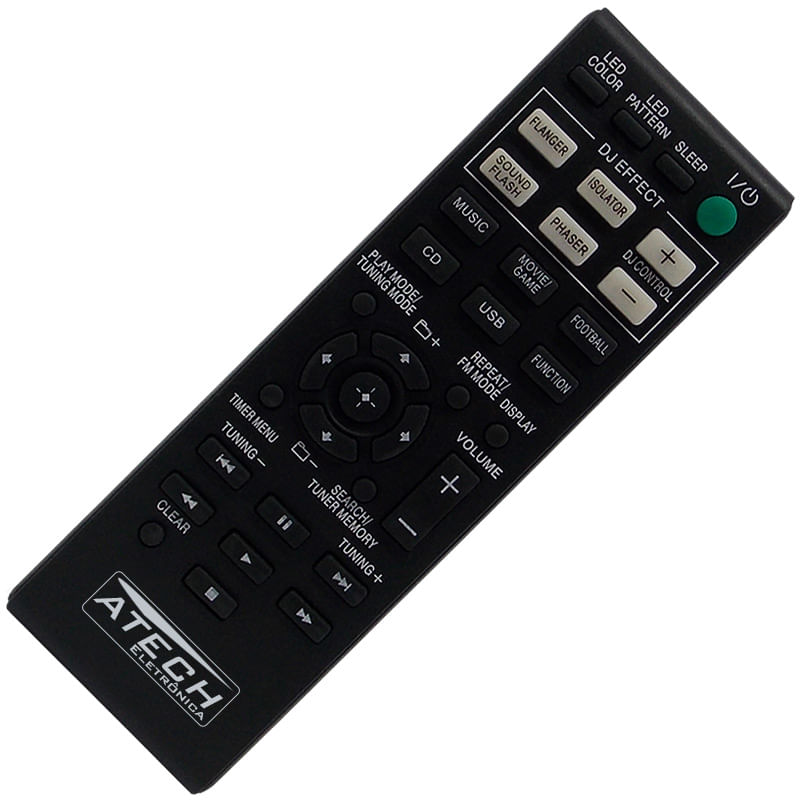 Miniatura Controle Remoto Sony RM-AMU163 para Som - Sem Pilhas