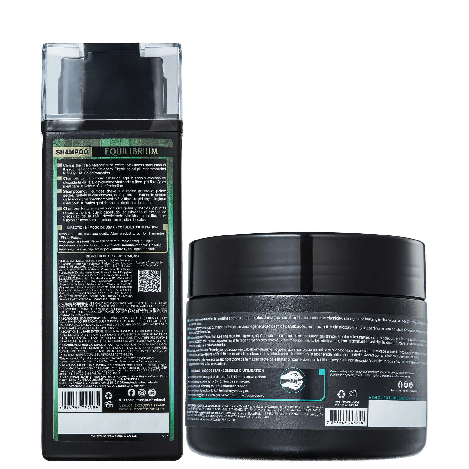 Kit TRUSS Equilibrium + Net Mask Duo (2 Produtos)