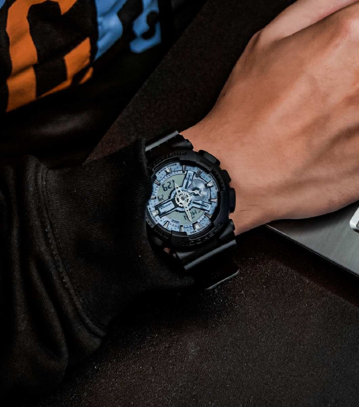 Miniatura Relógio Masculino Casio G-Shock Azul GA-110CD-1A2DR