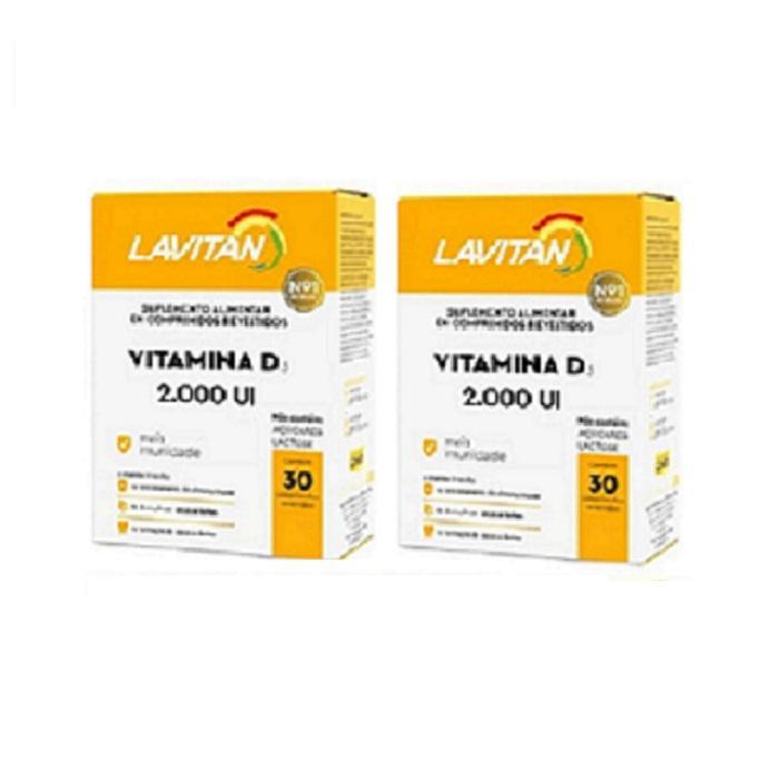 Miniatura Kit 2 Unidades Lavitan Vitamina D3 2.000Ui- 30 Comprimidos