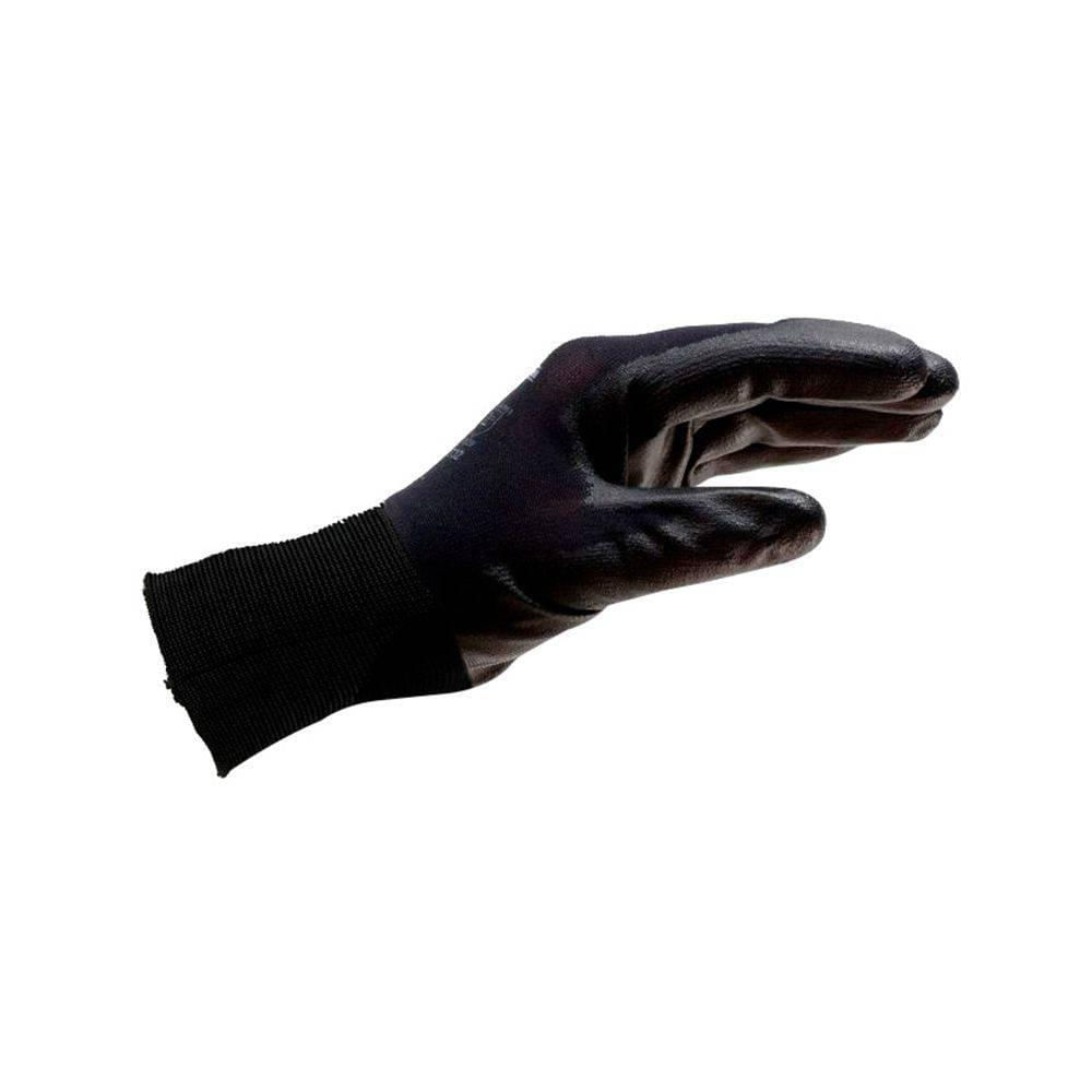 Miniatura Luva Mecânico Poliéster Pu Preto Red Line - Wurth