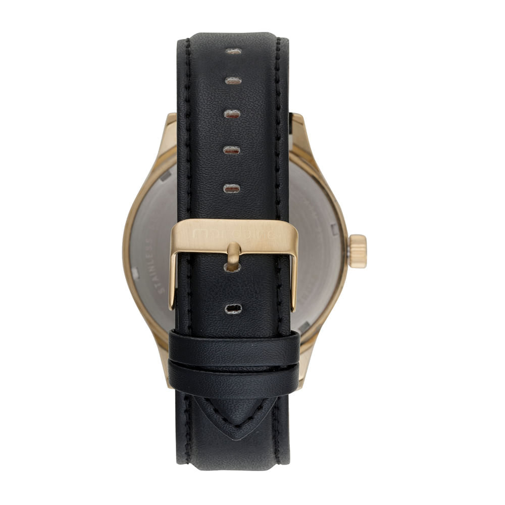Miniatura Relógio Masculino Casual Dourado