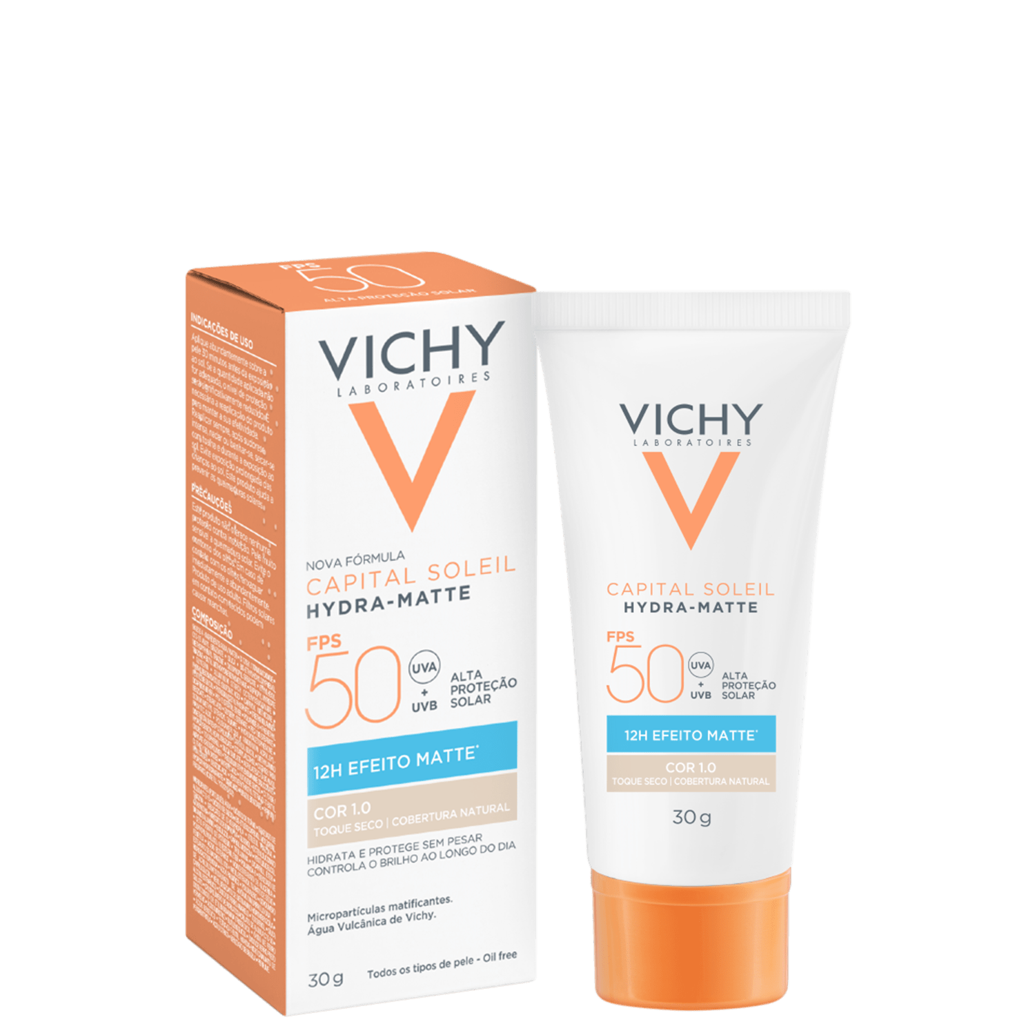 Miniatura Vichy Capital Soleil Hydra-Matte FPS 50 Cor 1.0 - Protetor Solar 30g