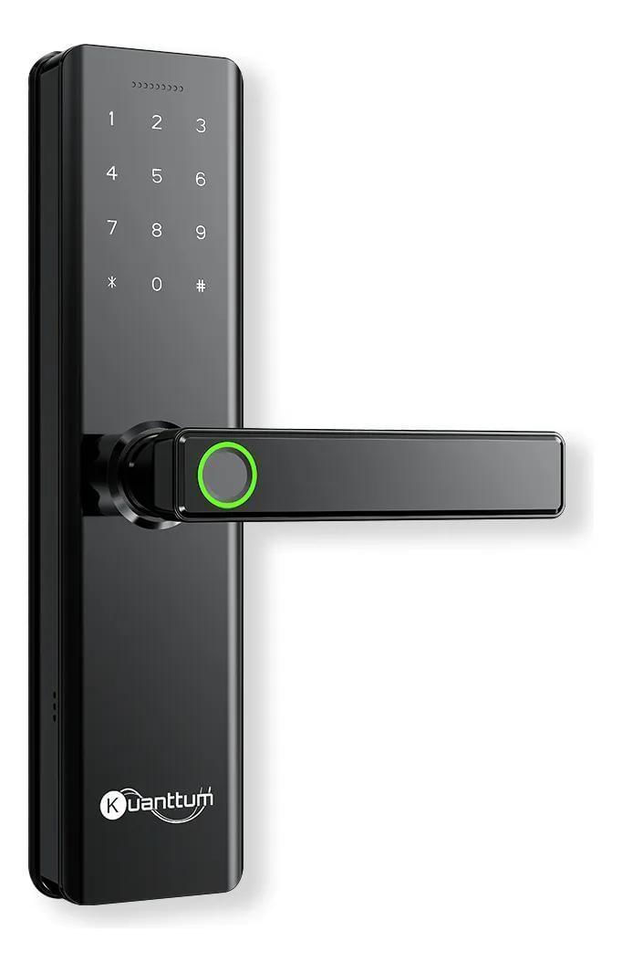 Miniatura Fechadura Eletronica Digital Com Biometria Kuanttum Beta Pro