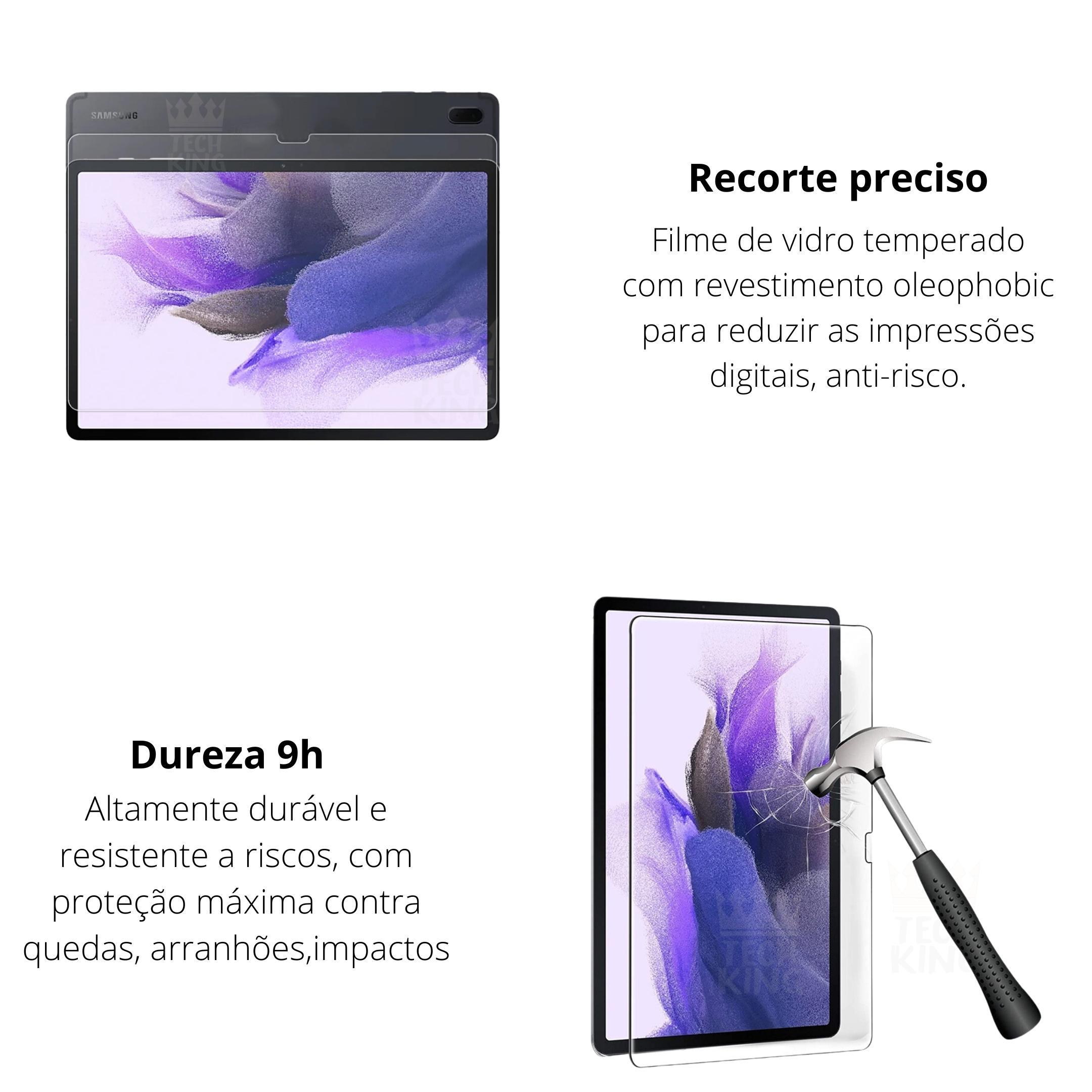 Miniatura Película De Vidro 9H Resisente Para Tablet Tab S7 Fe 12.4
