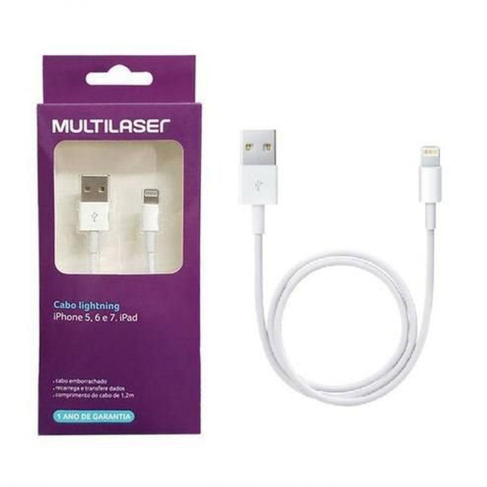Miniatura Cabo De Dados Lighting 8pin Para Iphone, Ipod, Ipa
