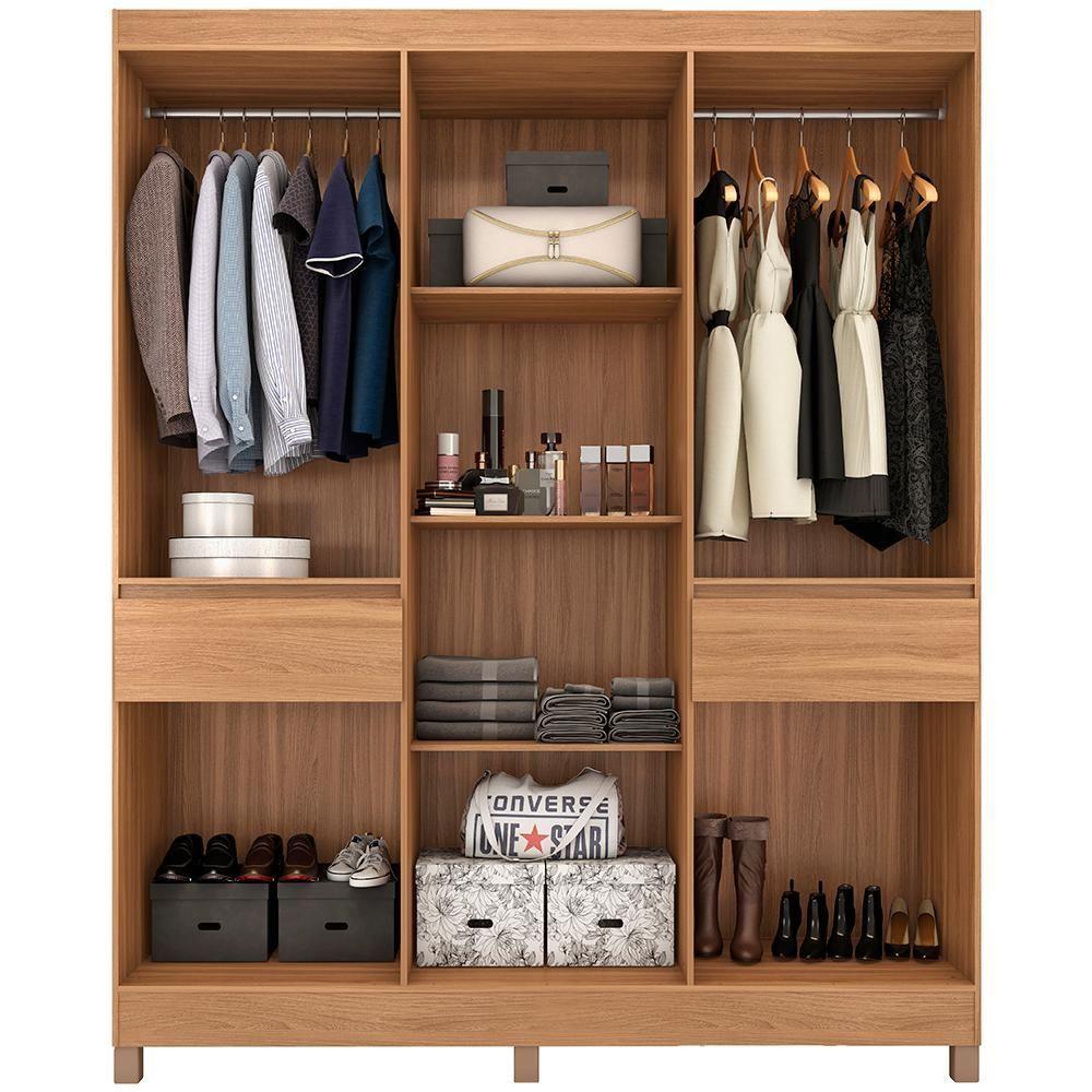 Miniatura Guarda Roupa Casal 6 Pt 2 Gv 62760 Amendola Off White Demobile Amendola Off White