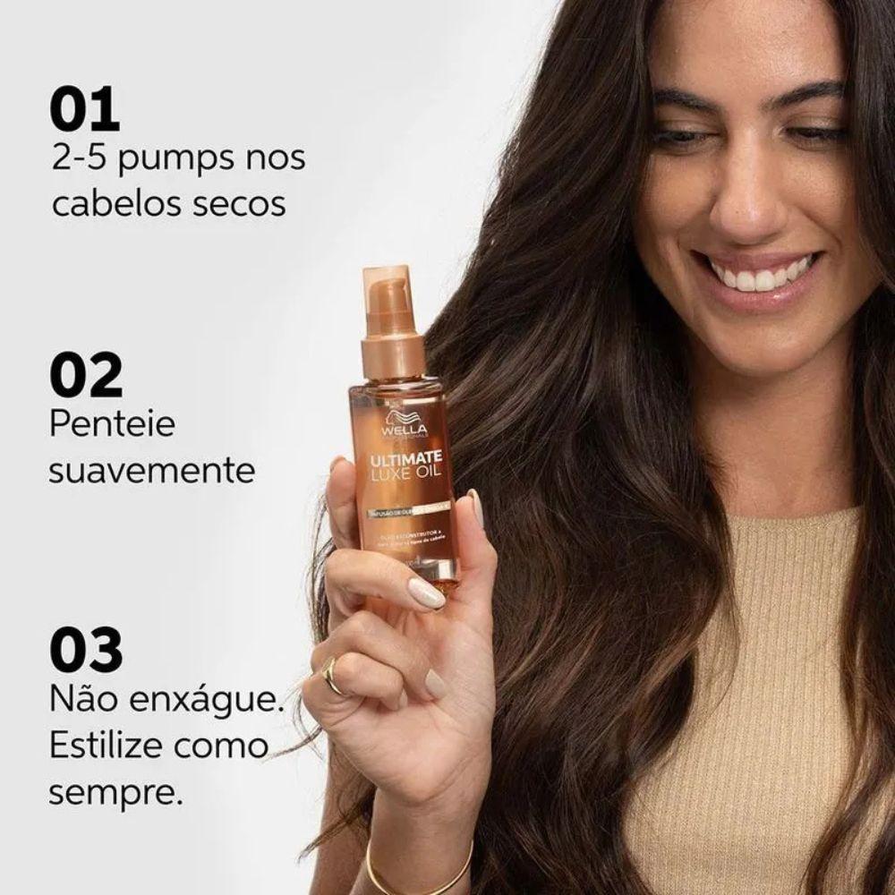 Miniatura Wella Professionals Ultimate Luxe Oil Óleo Capilar - 30Ml