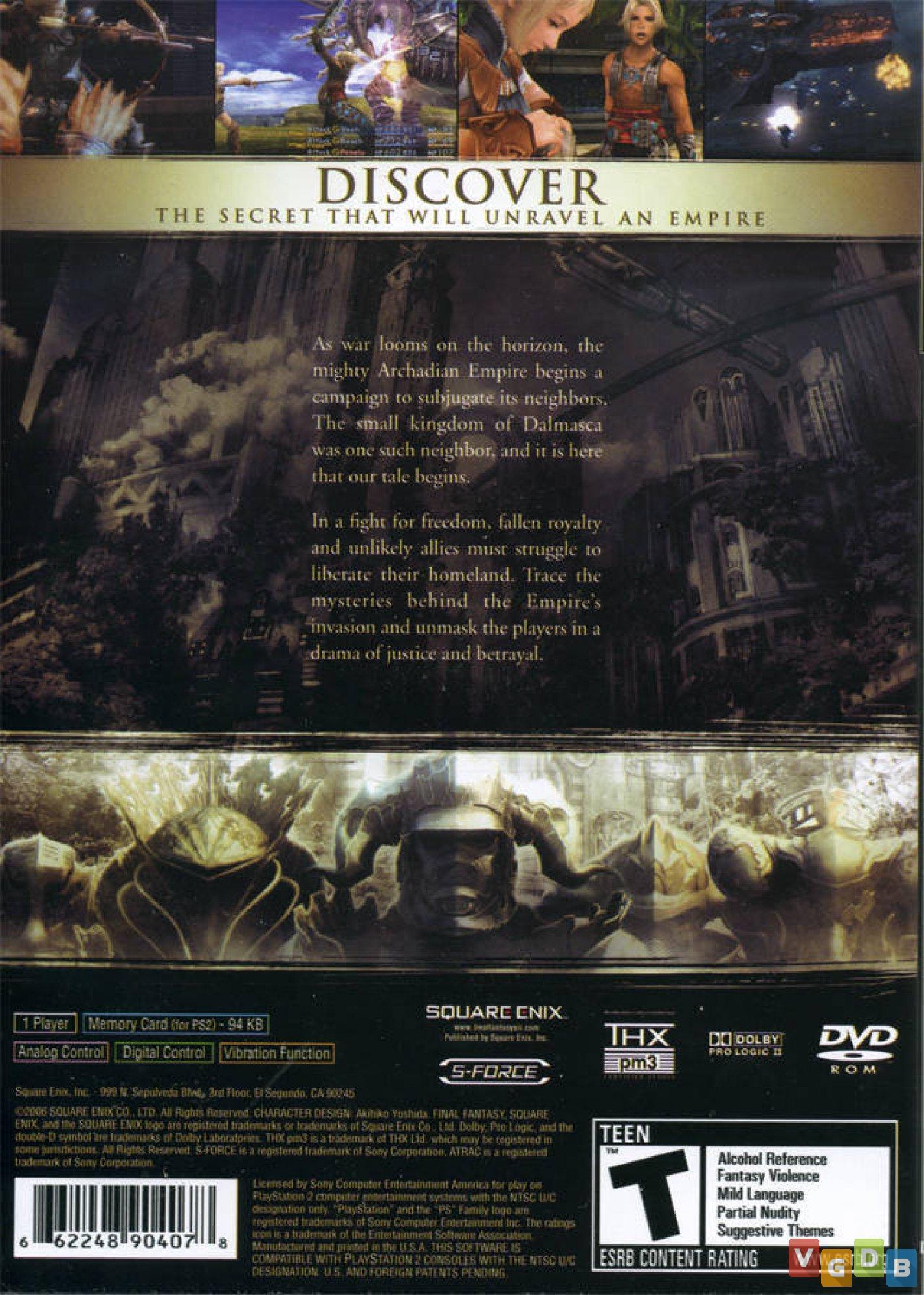 Miniatura Jogo Final Fantasy Xii (Greatest Hits) Ps2