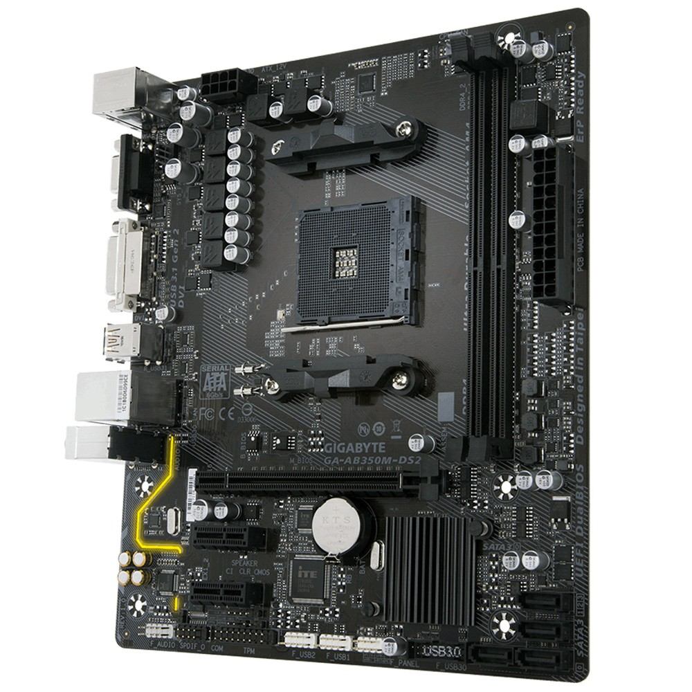 Miniatura Placa Mãe Am4 Gigabyte Ga-ab350m-ds2 Ddr4 S/v/r-a22