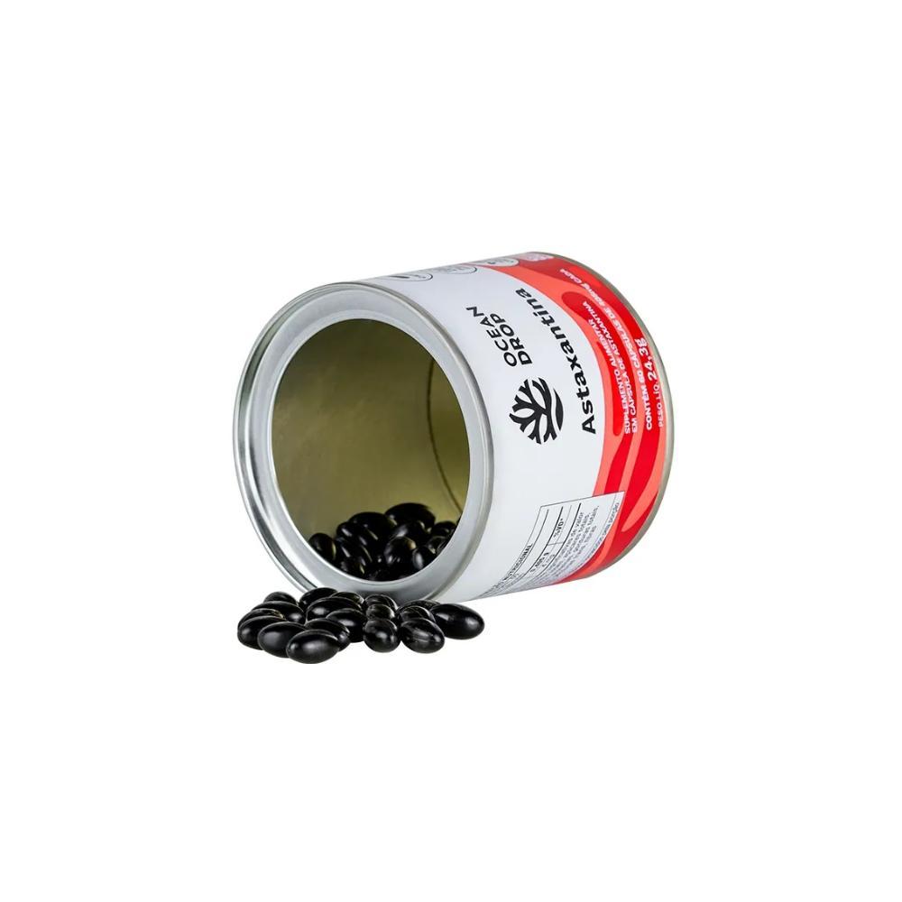 Miniatura Astaxantina Ocean Drop 60 Cáps 4Mg Vegana Antioxidante