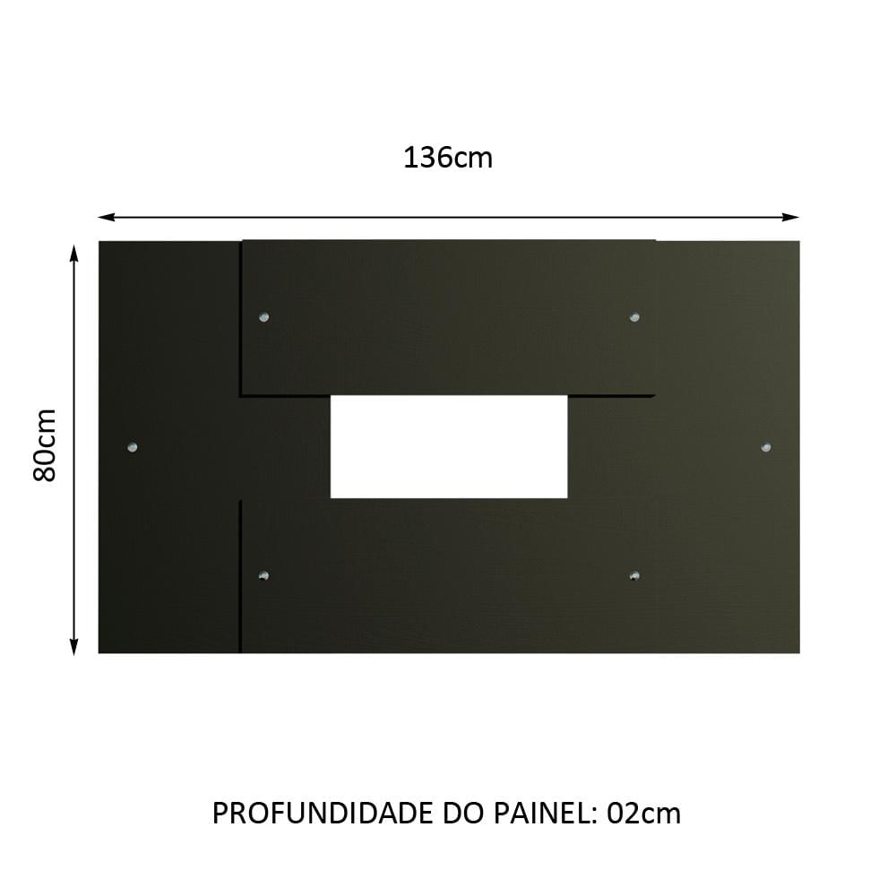 Miniatura Painel para TV até 58 Polegadas Madesa - Preto Preto