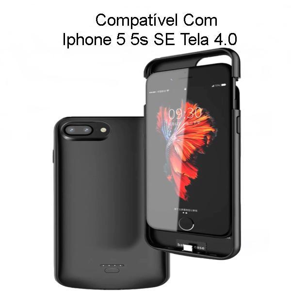 Capinha Iphone 5 5S Se Extra Recarregável 4.000 Powerbank