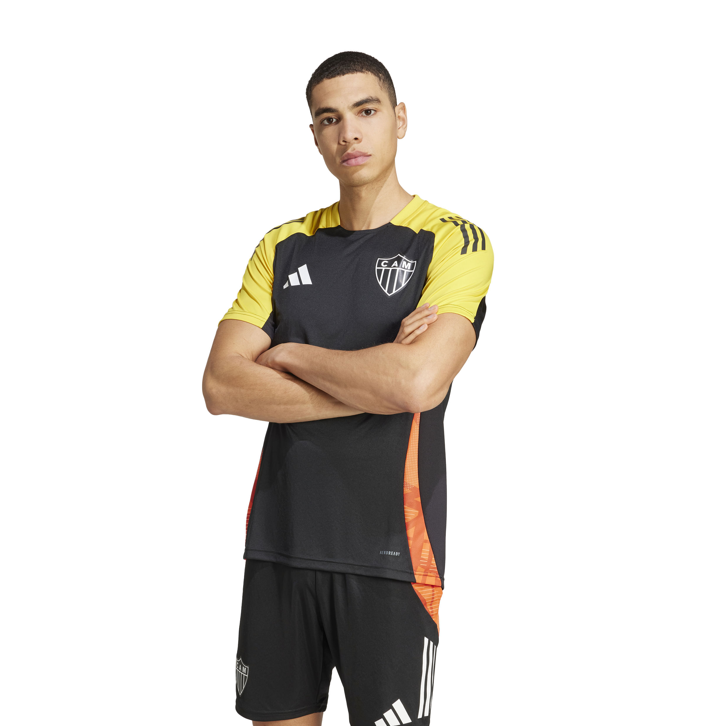 Miniatura Camisa Adidas Atlético Mineiro - Treino Comissão 2025 2GG