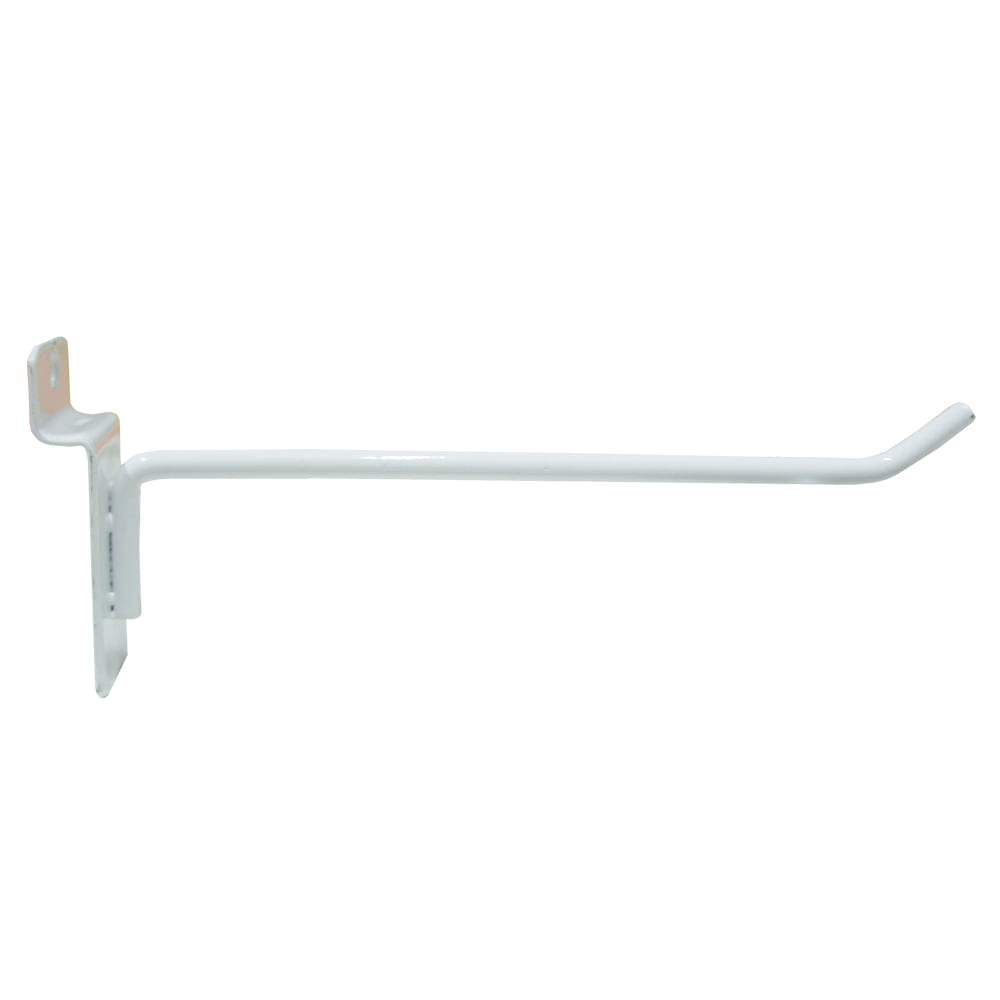 Miniatura Gancho Painel Canaletado 4,76mm 10cm com 100 Unidades Branco