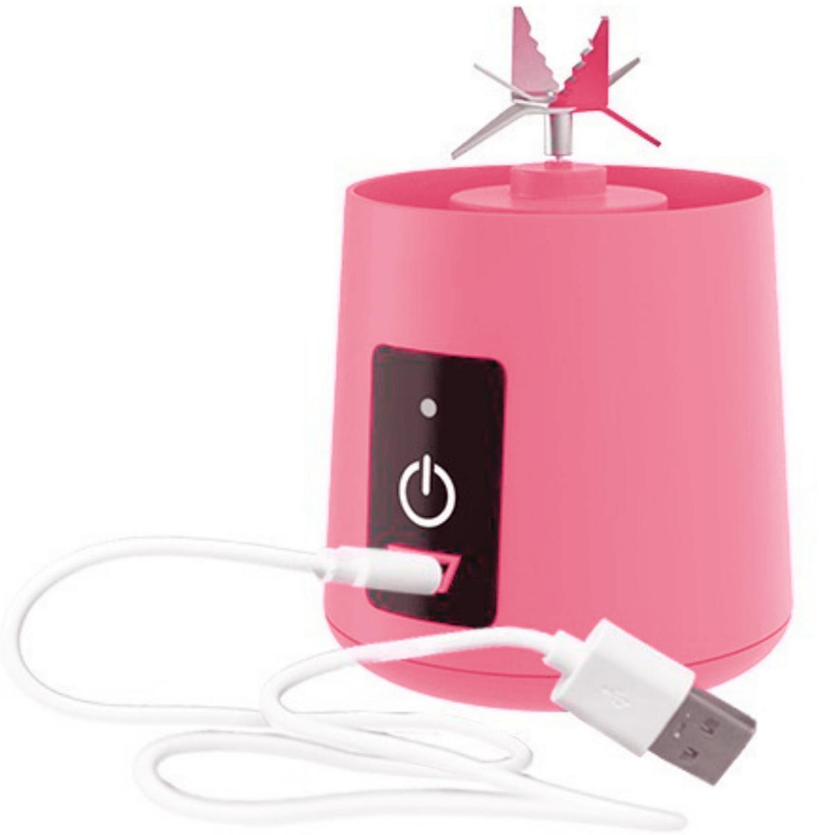 Miniatura Kit 3 Mini Liquidificador Portátil 6 Lâminas Potentes Usb Bivolt - Kit de eletroportáteis - Juice - Juice cup 6 lâminas potentes .