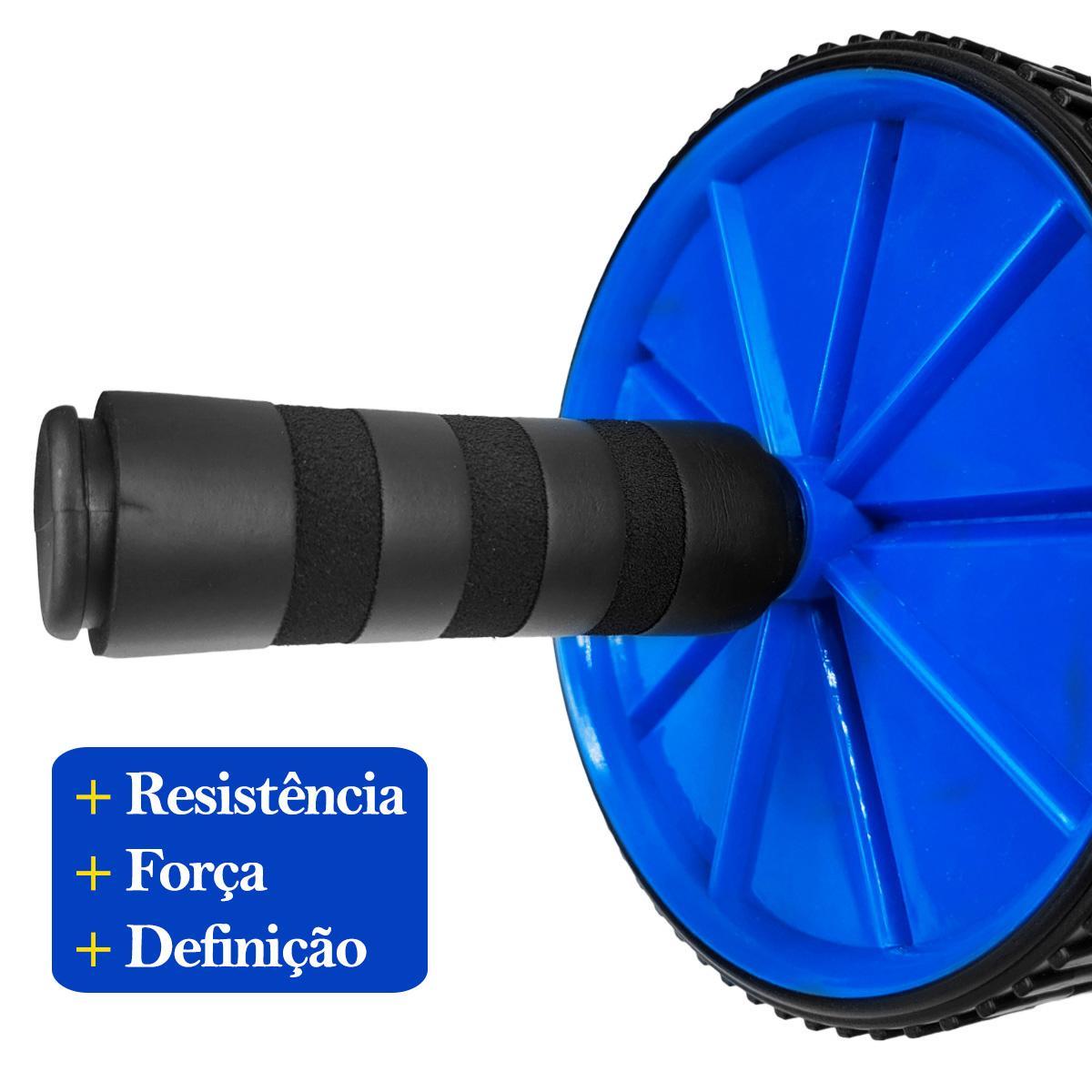Miniatura Roda Abdominal Dupla Exercícios Convoy Sport Treino Academia