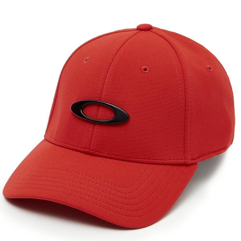 Miniatura Boné Oakley Aba Curva Tincan Masculino Vermelho