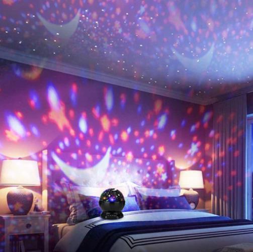 Deixe Seus Sonhos Voarem A Luminária Projetor Estrela 360º