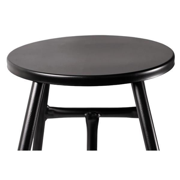 Miniatura Banqueta Multiuso Desmontável Preto Fosco