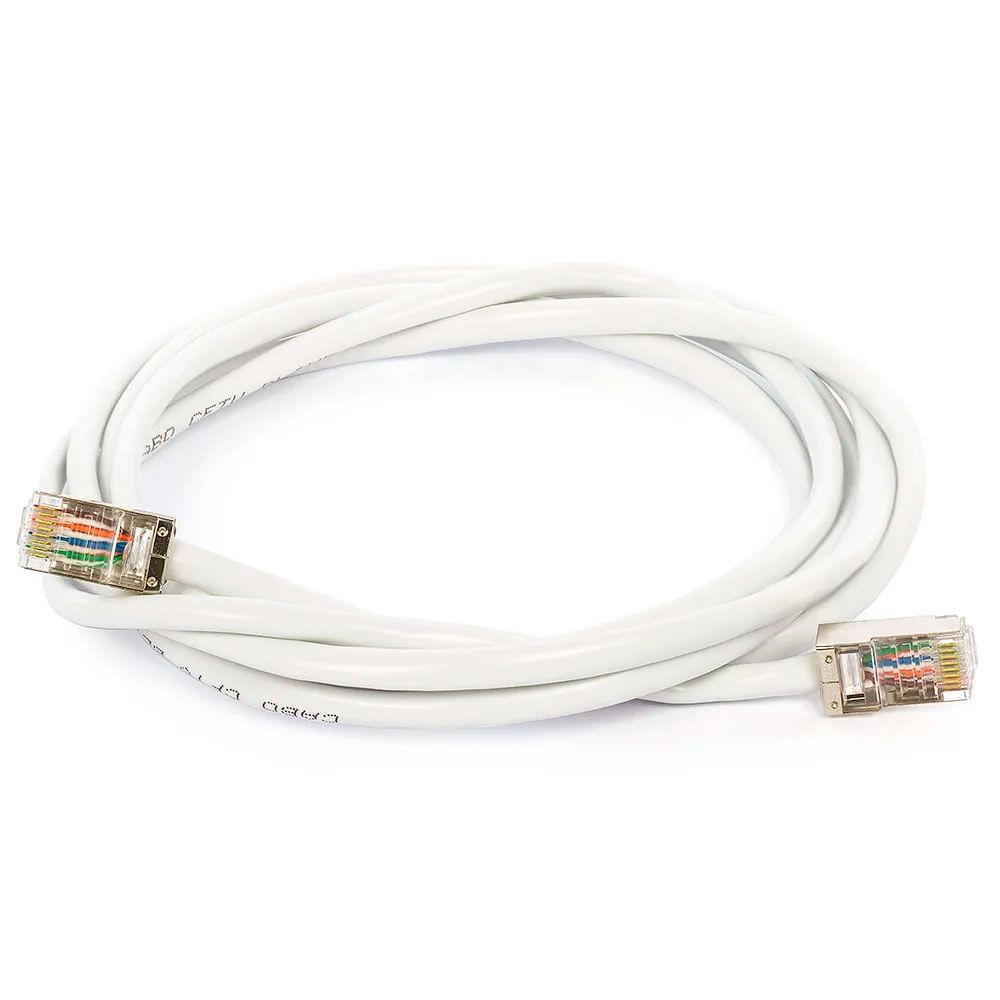 Miniatura Cabo De Rede Blindado Cat 5 Com Conectores Rj45 - 35 Metros