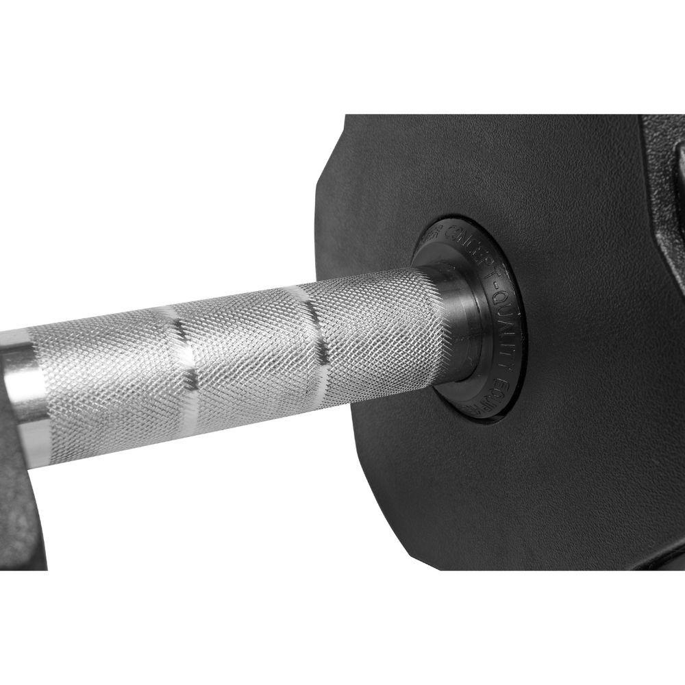 Miniatura Par De Dumbbells 28kg Lion Monobloco Em Aço Maciço Injetado