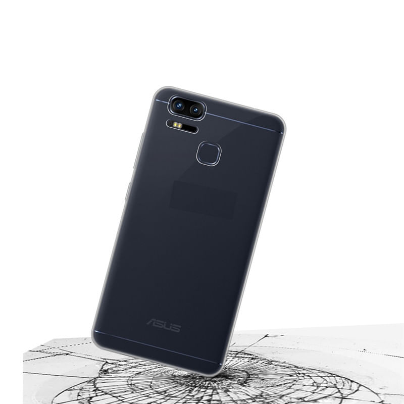 Miniatura Kit Capa Transparente Zenfone 3 Zoom ZE553KL + Película Vidr