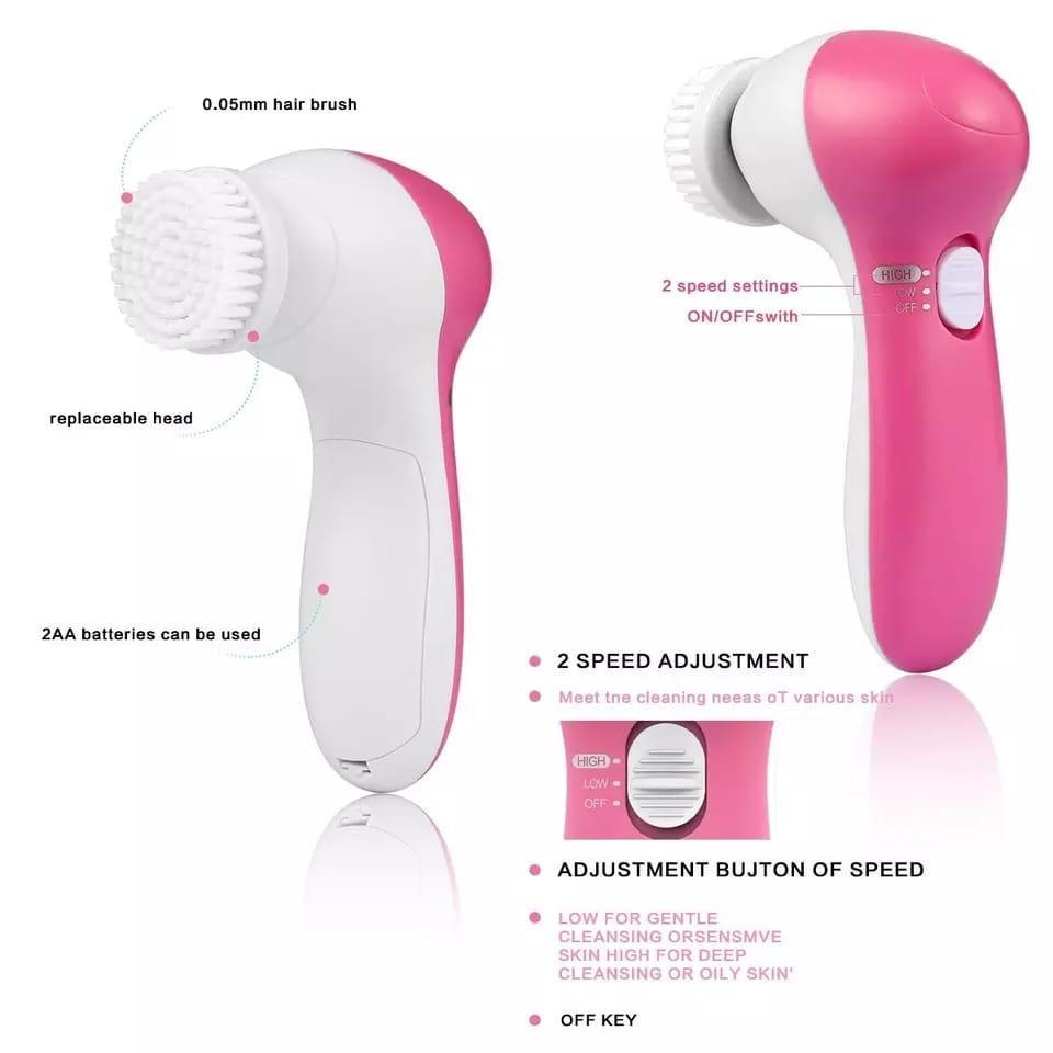Miniatura Escova De Limpeza Facial Elétrica Giratória