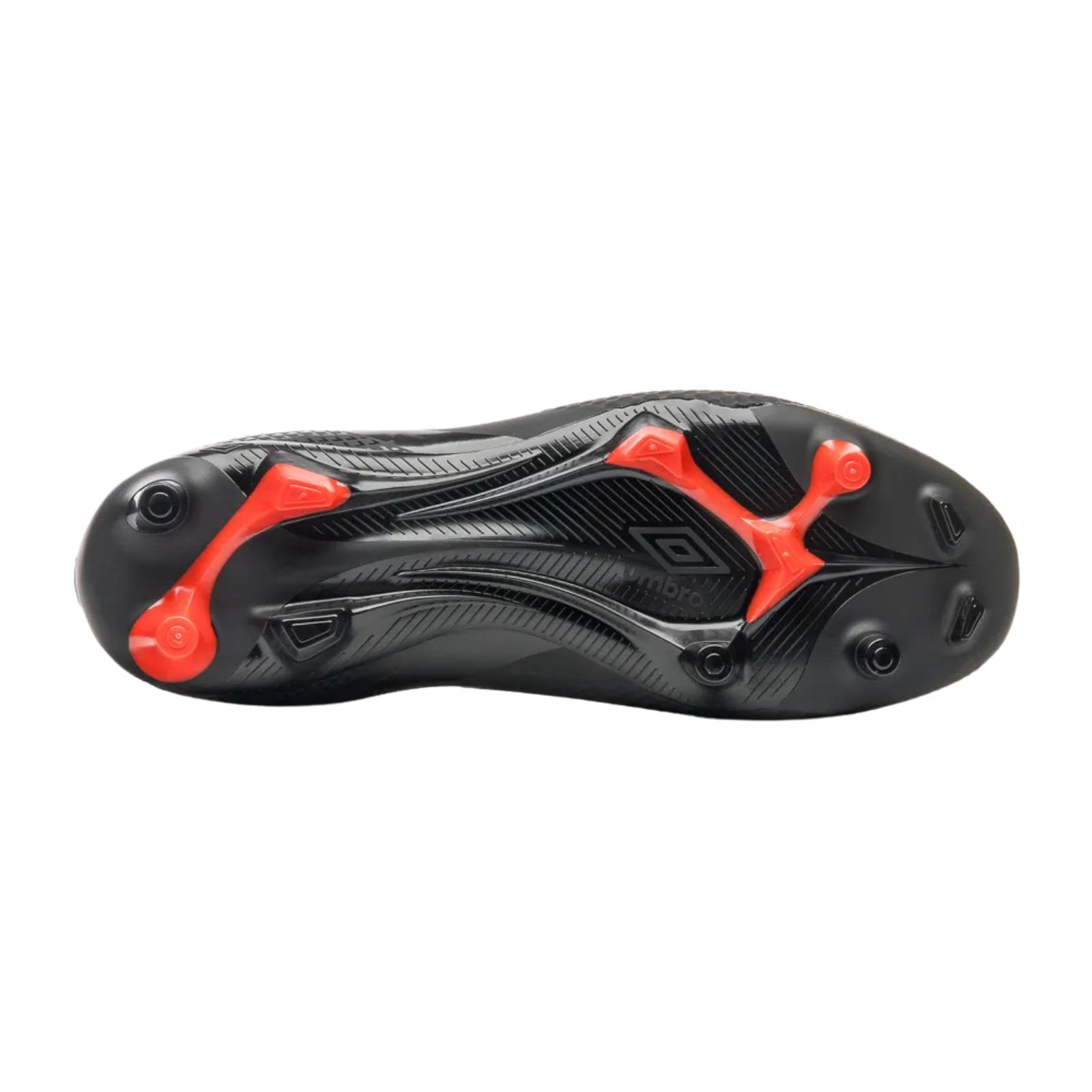 Miniatura Chuteira Campo Umbro Adamant Top Speed Club Preto/Vermelho/Branco TAM 37