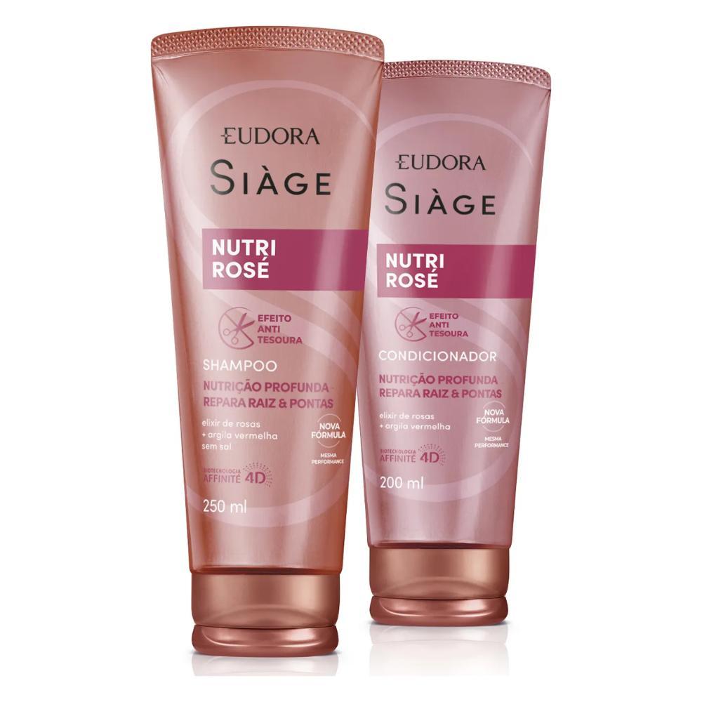 Miniatura Kit Eudora Siage Nutri Rose Shampoo Condicionador 200Ml