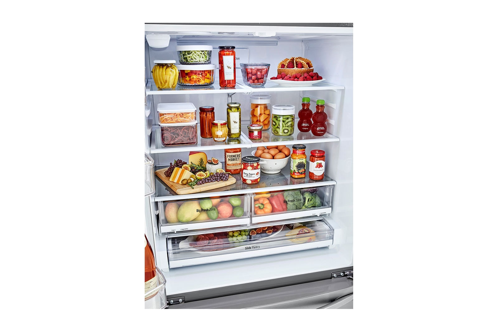 Geladeira LG French Door 695 litros 220V Compressor Inverter GM-B298NLN1