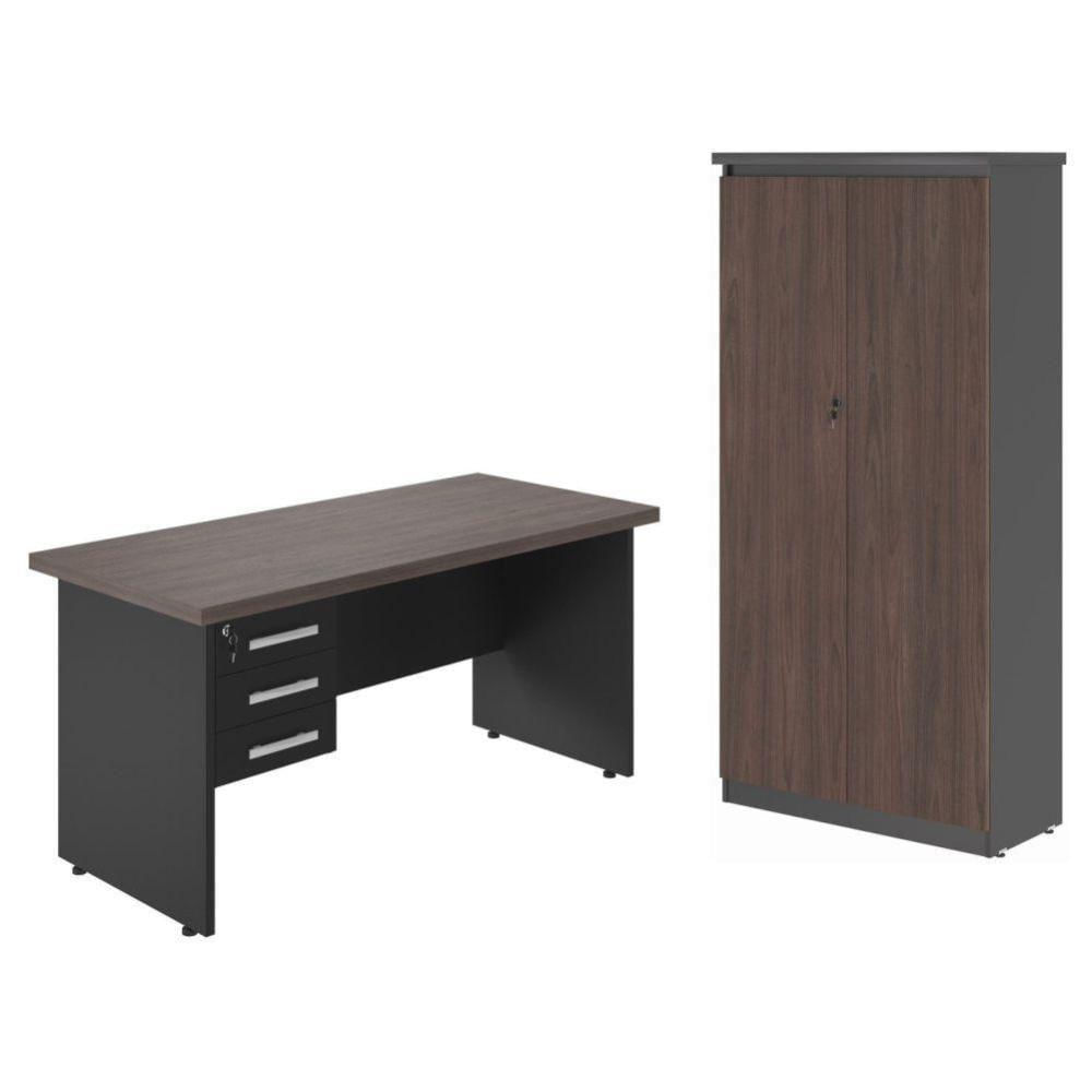 Miniatura Jogo Armario Com Mesa De Computador Eslovénia Freijo Preto