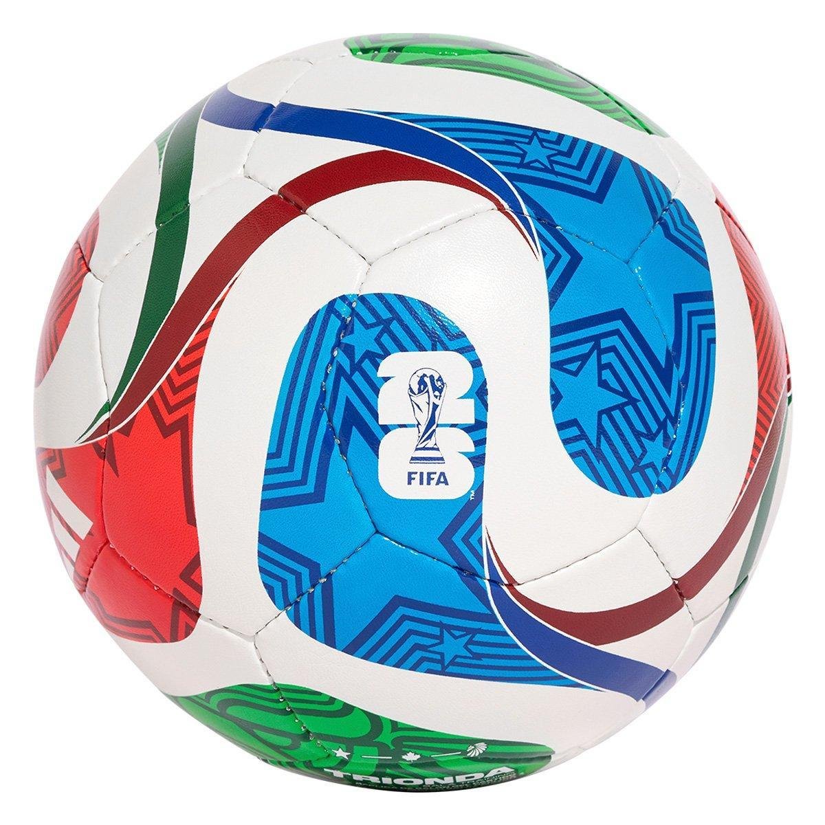 Miniatura Bola Futsal Adidas Trionda Copa do Mundo 2026 Training Branco