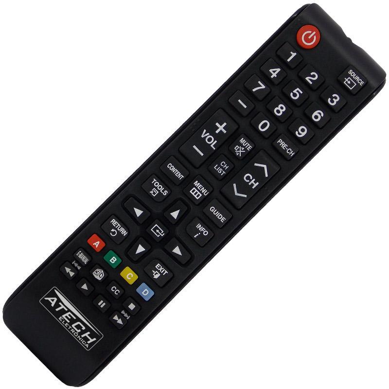 Miniatura Controle Remoto Tv Samsung Bn64-02022D-00 / Un32Eh5000Gxzd