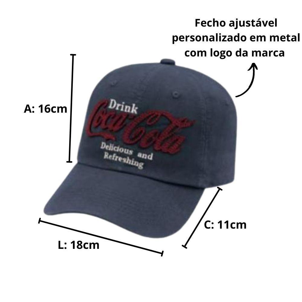 Miniatura Bone Coca-Cola Azul 34575 Unico Azul