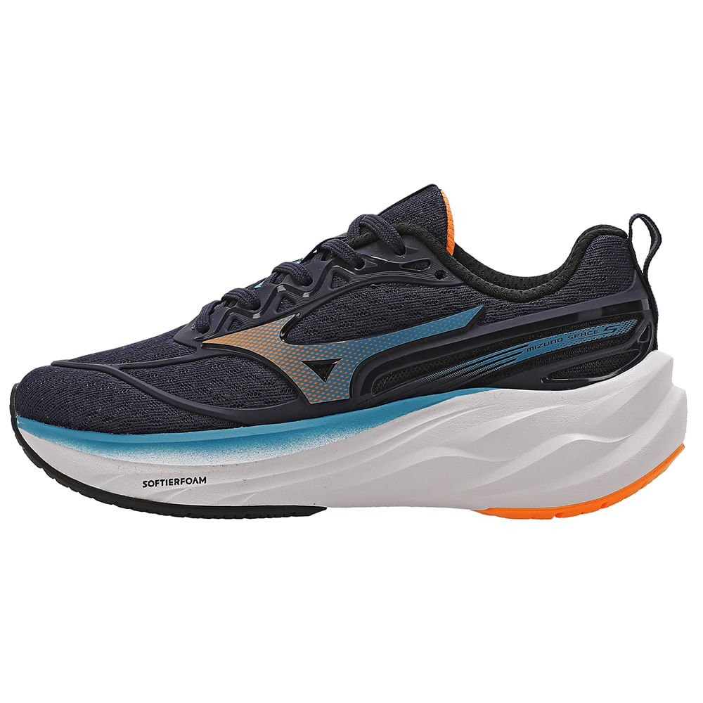 Miniatura Tênis Mizuno Space 5 Junior 28 Azul