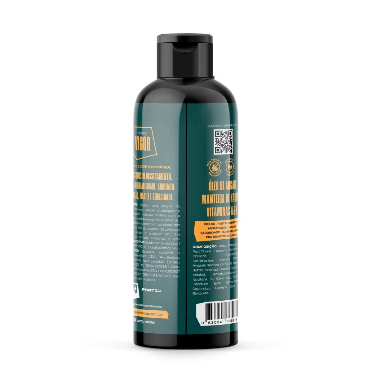 Miniatura Leave-In Para Cabelo Masculino Finalizador 120G Vigor Partiu