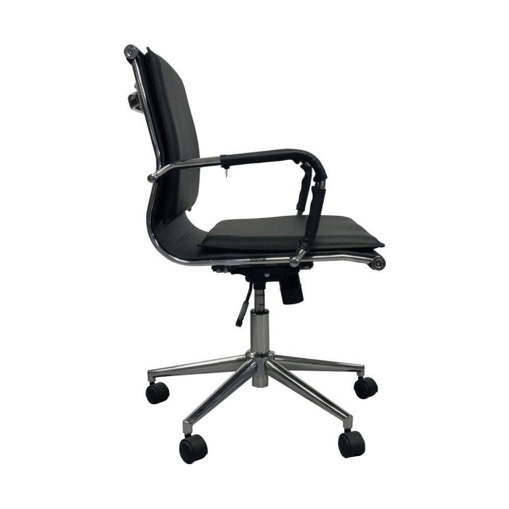 Kit 2 Cadeiras de Escritório Office Valência Rivatti Preto