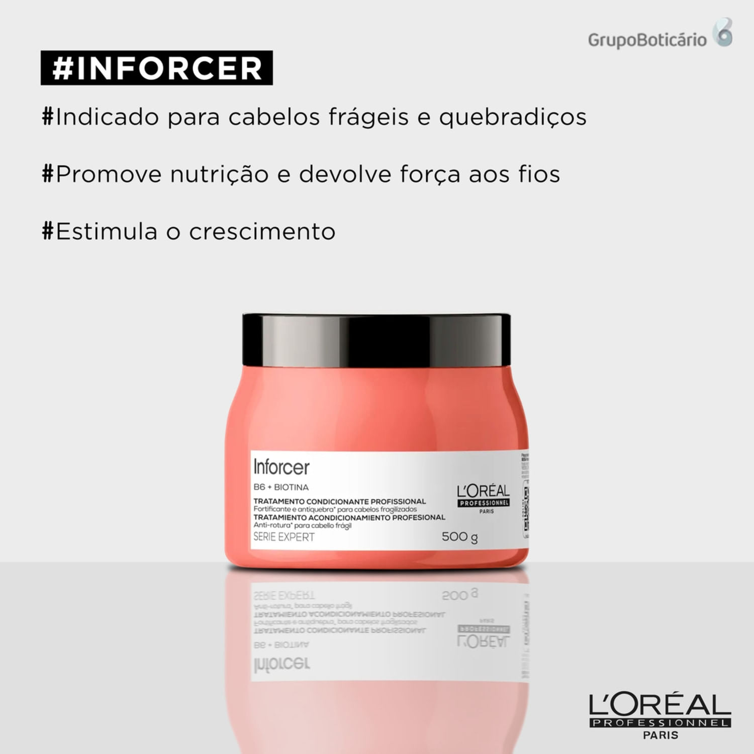 L'Oréal Inforcer Serie Expert - Máscara 500ml BLZ