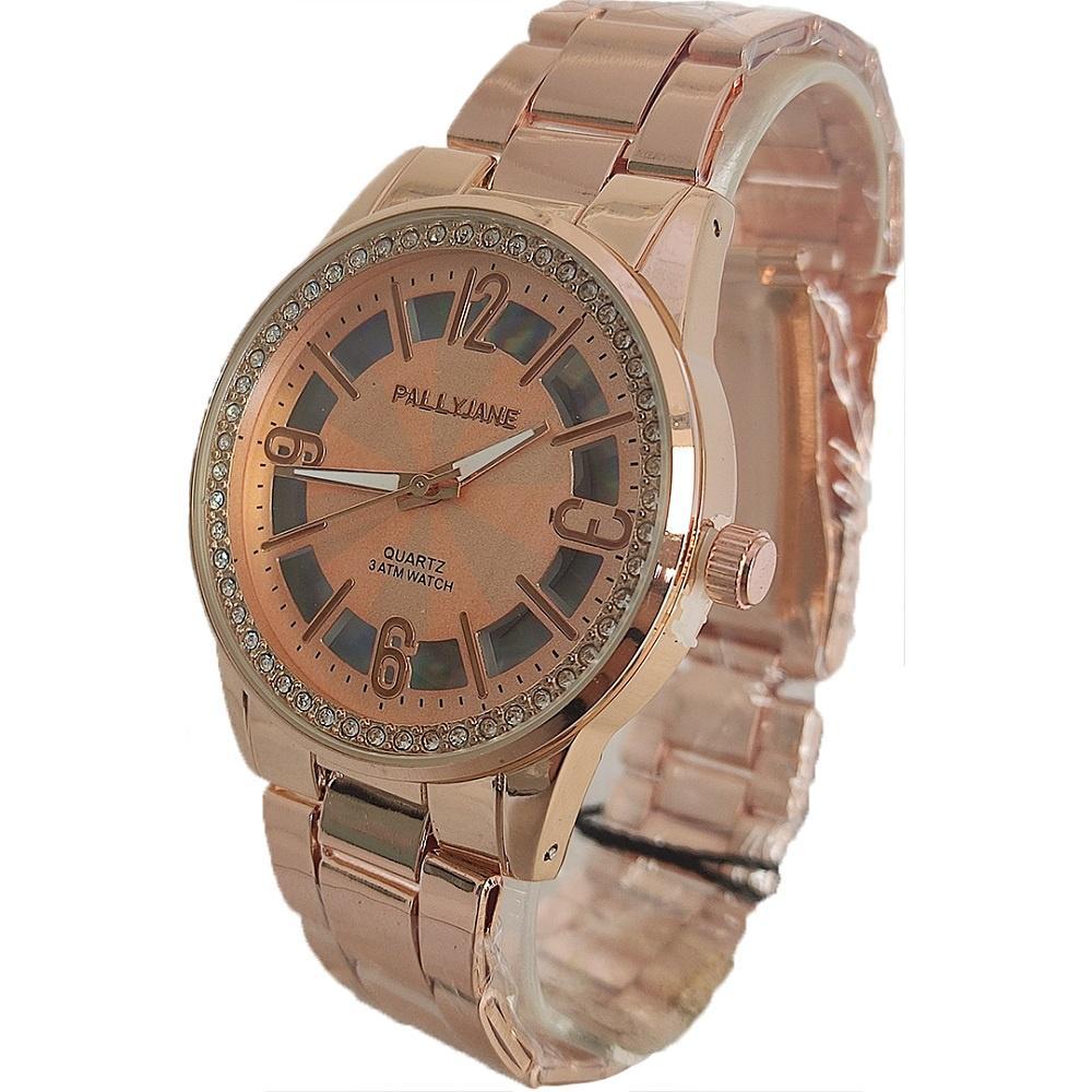 Miniatura Relogio Brilhante Tiktok Leve Moderno Rosê Aço Inoxidável