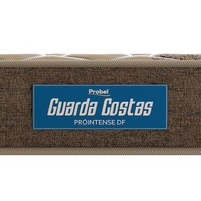 Miniatura Colchão Solteirão Probel Guarda Costas Próintense DF Espuma D33 22x100x200cm - Bege/Marrom